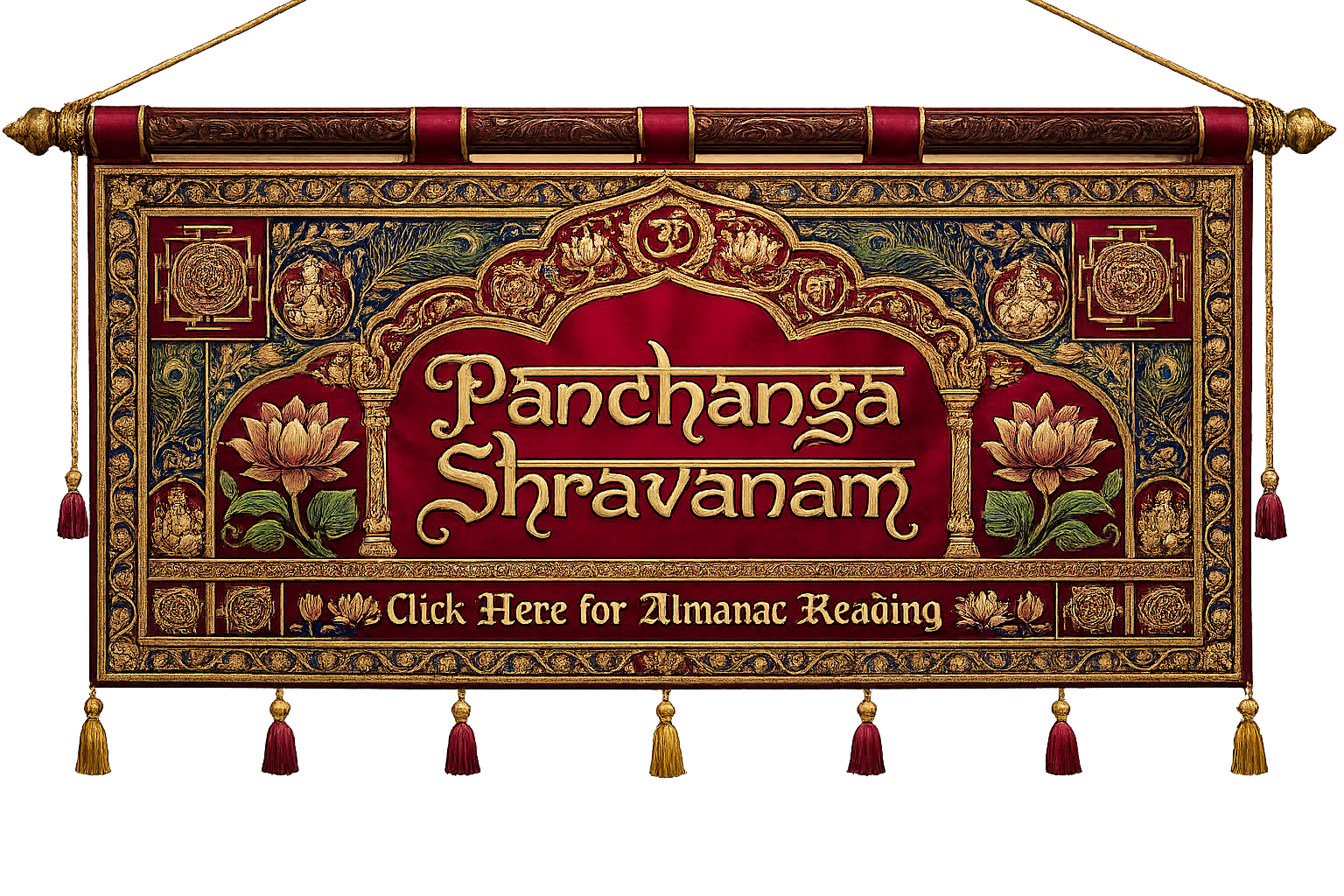 Panchanga Shravanam — Click here for Almanac Reading